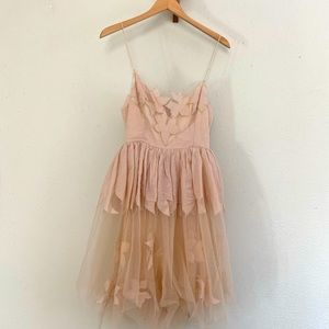 Free People pink Fairy/ witchy, cocktail dress